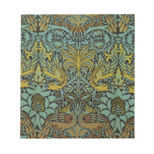 Bloc-note William Morris Peacock Dragon Fond d'écran