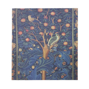 Bloc-note William Morris Woodpecker Tapestry Arts & Artisana