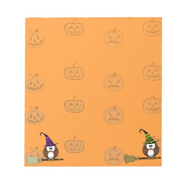 Bloc-note witch owl (Devant)