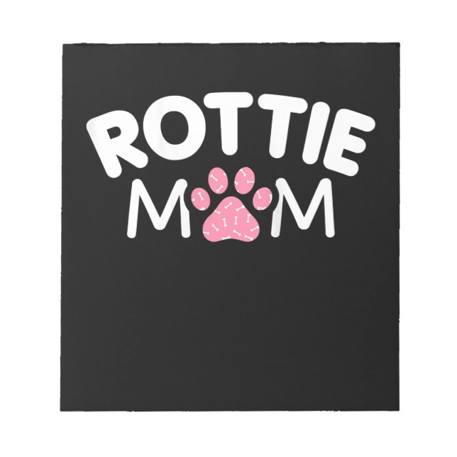 Bloc-note Womens Rottie Mama Apparel Rottweiler Owner Lover (Devant)