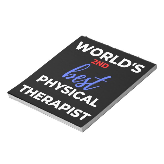 Bloc-note World's 2nd Best Physical Therapist (Tourné)