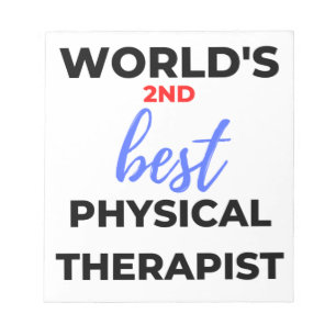 Bloc-note World's 2nd Best Physical Therapist 2