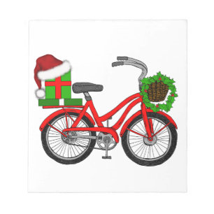Bloc-note xmas bike