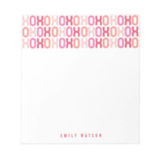 Bloc-note XOXO Love And Kisses