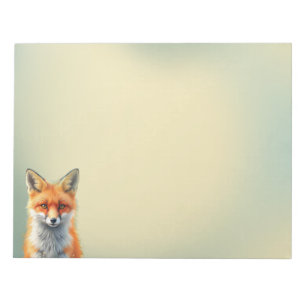 Bloc-note Yeux frappants d'un renard roux rusé