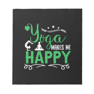 Bloc-note Yoga Lover Yoga Rends-moi heureux
