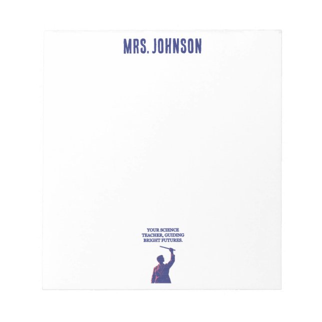 Bloc-note Your Science Teacher Guiding Bright Futures STEM (Devant)