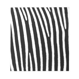 Bloc-note Zebra poster de animal