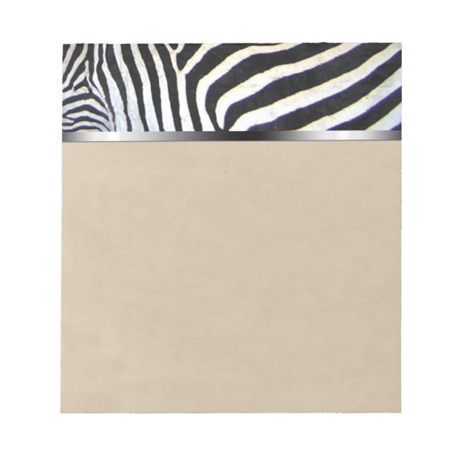 Bloc-note Zebra Stripes (Devant)