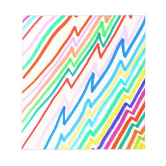 Bloc-note Zig Zag Line Colors