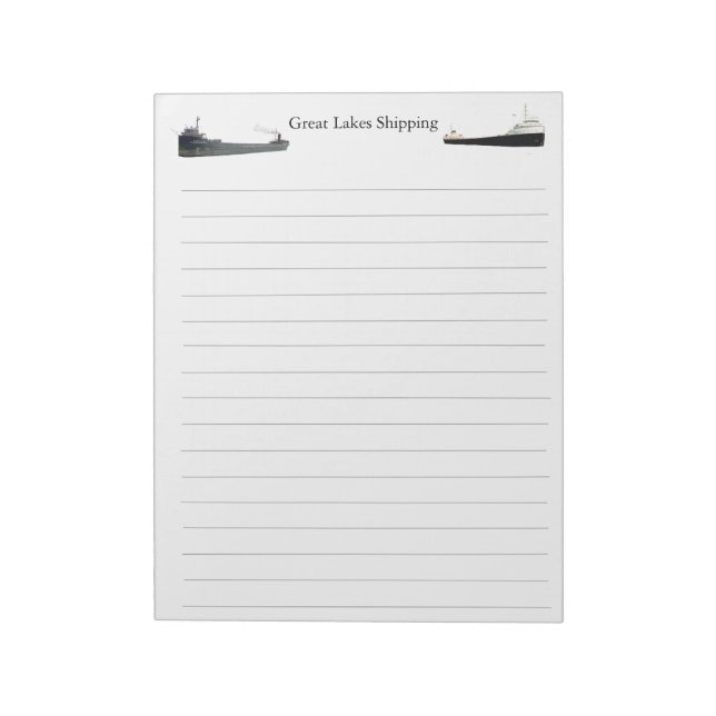 bloc-notes 8" x 11,5" de la navigation sur les Gra (Tourné)