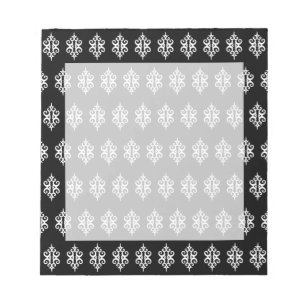 Bloc-notes à dentelle noire