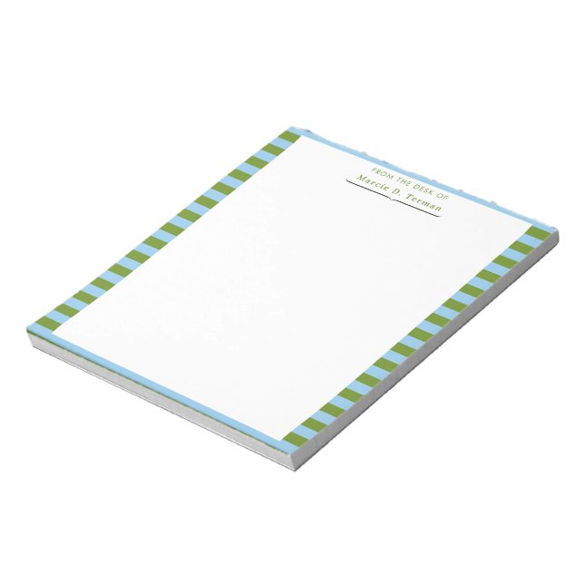 Bloc-notes à écriture personnalisée moderne avec a (Tourné)