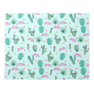 Bloc-notes à motif Cactus mou