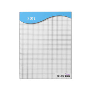 Bloc-notes à points en grille "Profitez des petite