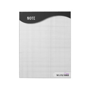 Bloc-notes à points en grille "Profitez des petite