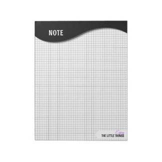 Bloc-notes à points en grille "Profitez des petite