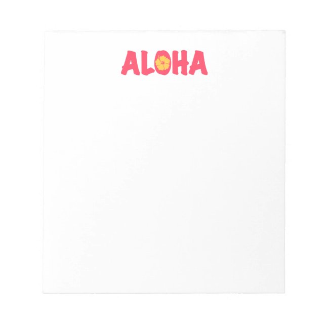 Bloc-notes Aloha (Devant)