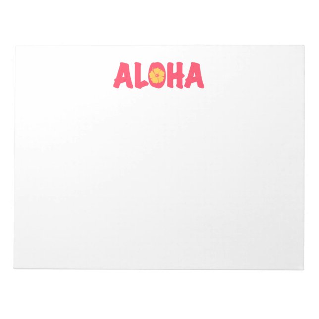 Bloc-notes Aloha (Devant)