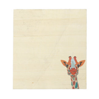 Bloc-notes Amber Peeking Giraffe