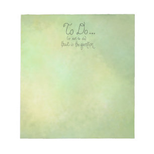 Bloc-notes amusant "à faire ou à ne pas faire"