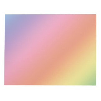 Bloc-notes Arc-en-ciel Pastel