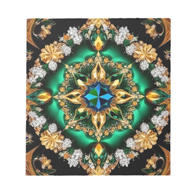 Bloc-notes aux couleurs brésiliennes Design modern (Devant)