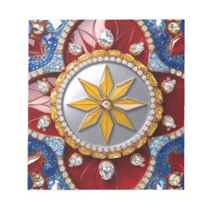 Bloc-notes aux couleurs colombiennes Design modern