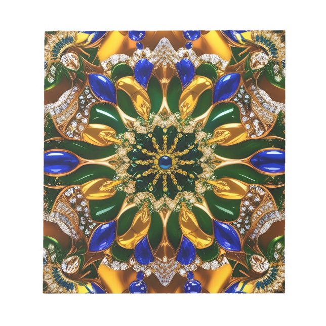 Bloc-notes aux couleurs du Brésil Design moderne (Devant)