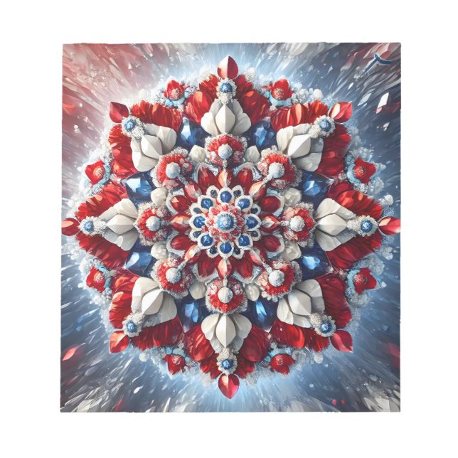 Bloc-notes aux couleurs norvégiennes Design modern (Devant)