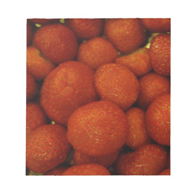 Bloc-notes aux fraises juteuses (Devant)