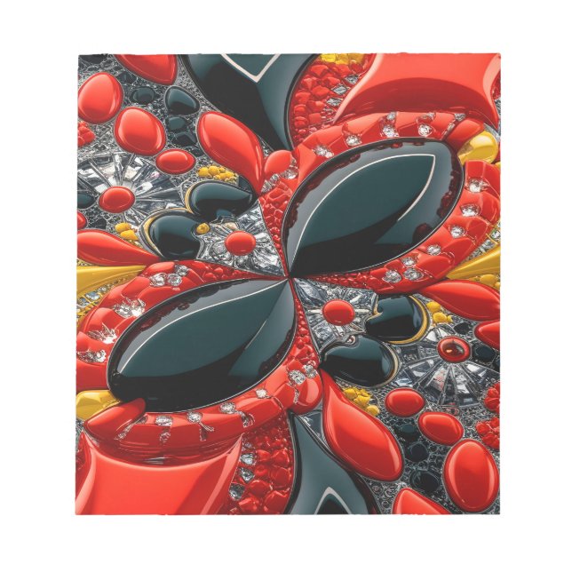 Bloc-notes avec Allemagne Couleurs Design moderne (Devant)