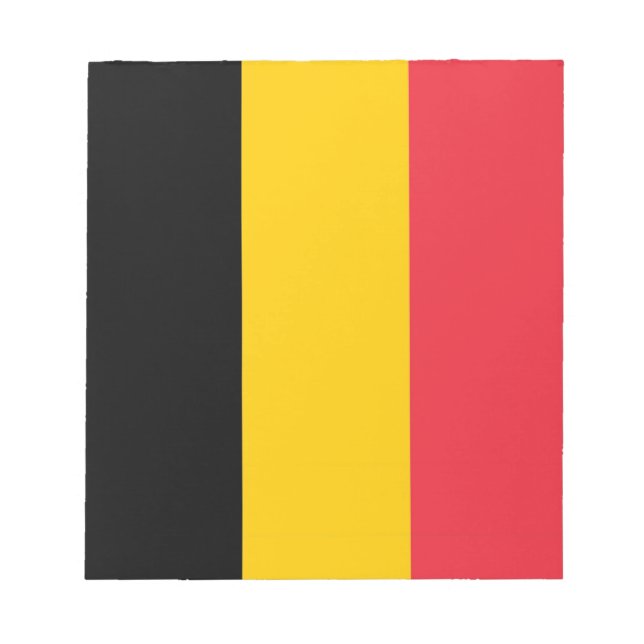 Bloc-notes avec Drapeau de Belgique (Devant)