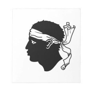 Bloc-notes avec Drapeau de Corse