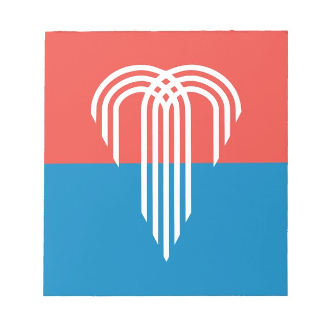 Bloc-notes avec drapeau de Kansas City, Missouri (Devant)