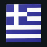 Bloc-notes avec drapeau de la Grèce<br><div class="desc">Ajoutez une touche de fierté grecque à votre collection de papeterie avec notre bloc-notes exclusif avec le drapeau de la Grèce! Conçu avec une attention minutieuse aux détails, ce bloc-notes est plus qu’un simple élément fonctionnel, c’est une célébration du patrimoine grec et de l’identité culturelle. L'élégant design affiche le drapeau...</div>