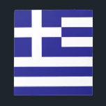 Bloc-notes avec drapeau de la Grèce<br><div class="desc">Ajoutez une touche de fierté grecque à votre collection de papeterie avec notre bloc-notes exclusif avec le drapeau de la Grèce! Conçu avec une attention minutieuse aux détails, ce bloc-notes est plus qu’un simple élément fonctionnel, c’est une célébration du patrimoine grec et de l’identité culturelle. L'élégant design affiche le drapeau...</div>