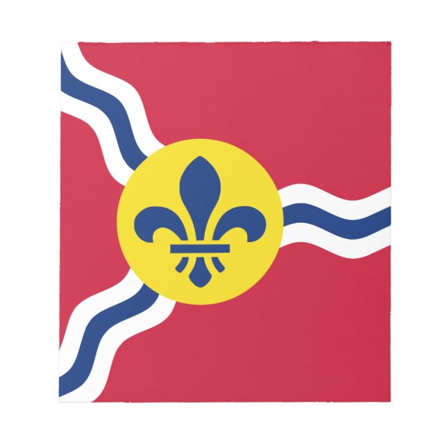Bloc-notes avec Drapeau de Saint-Louis, Missouri (Devant)