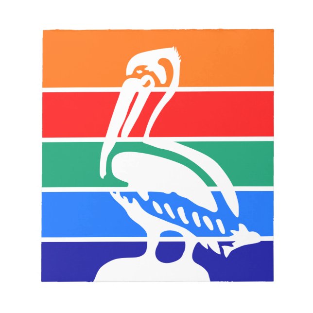 Bloc-notes avec drapeau de Saint-Pétersbourg (Devant)