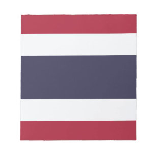 Bloc-notes avec drapeau de Thaïlande