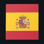 Bloc-notes avec drapeau d'Espagne<br><div class="desc">Magnifique Bloc-notes avec Drapeau de l'Espagne. Ce produit est personnalisable.</div>