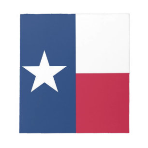 Bloc-notes avec Drapeau du Texas State