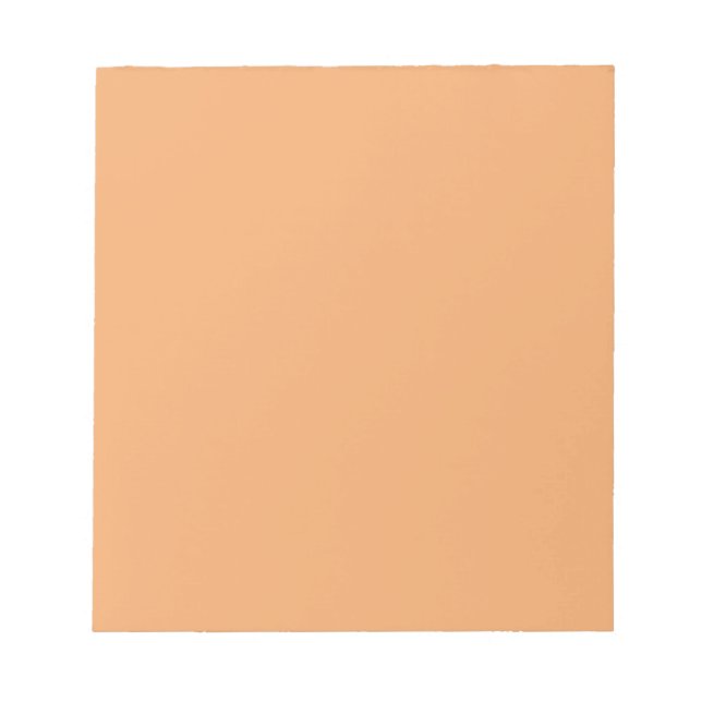 Bloc-notes avec fond orange pastel (Devant)