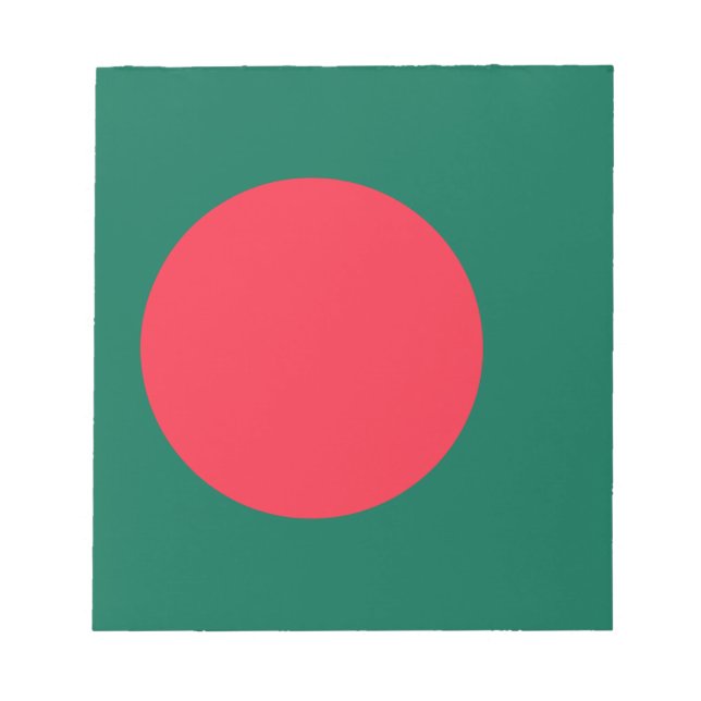 Bloc-notes avec le drapeau du Bangladesh (Devant)