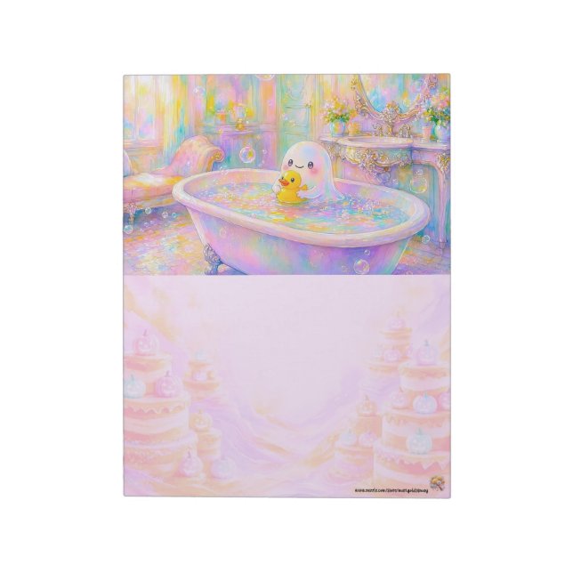 Bloc-notes Baignoire Fantôme Rêveur (Tourné)