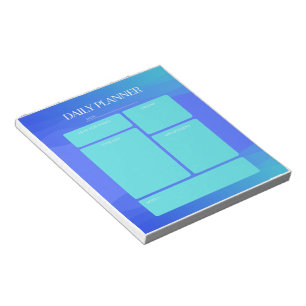 Bloc-notes Blue Daily Planner