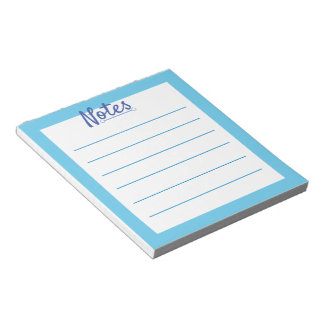 Bloc-notes Blue Sky 5,5 pouces x 6 pouces - 40 pag