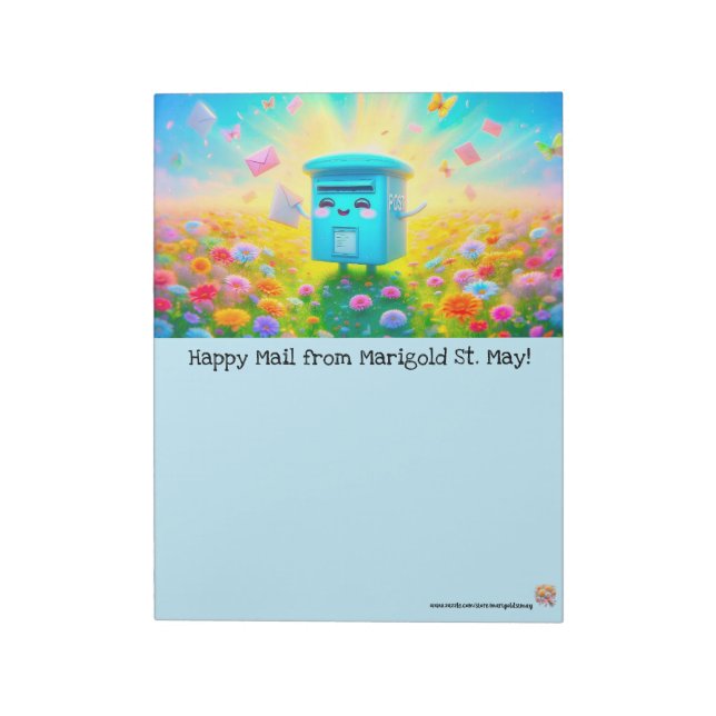 Bloc-notes Boîte aux lettres joyeuse (Tourné)