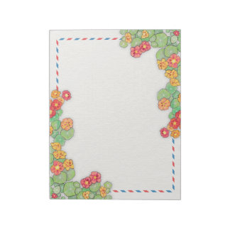 Bloc-notes botanique | Papier à lettres Capucine