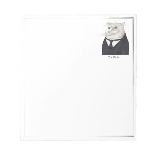Bloc-notes BUTLER CAT 5.5x6 (Devant)